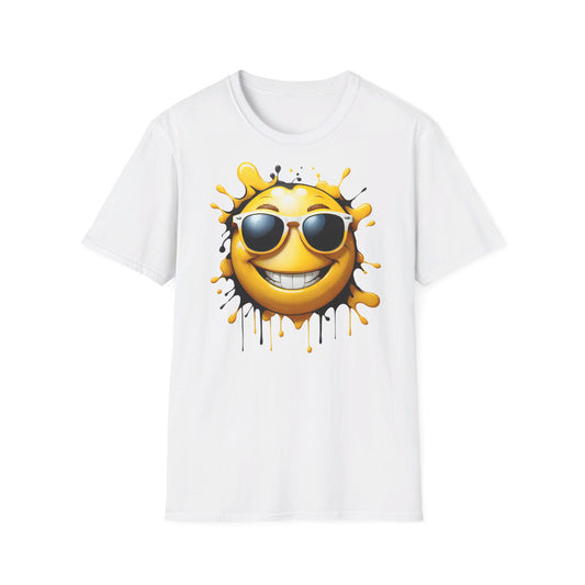 Sonnenbrillen-Emoji Softstyle T-Shirt (Unisex)